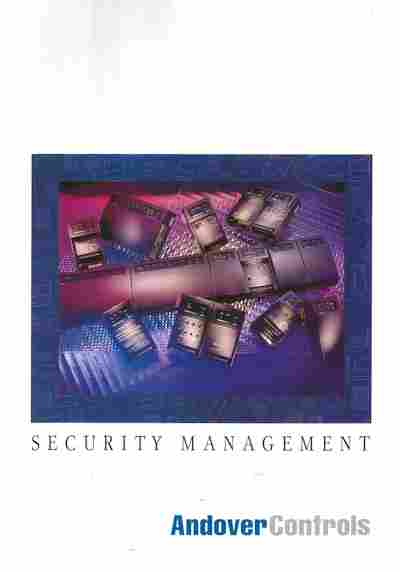 Буклет Andover Controls Security Management, 55-709, Баград.рф
